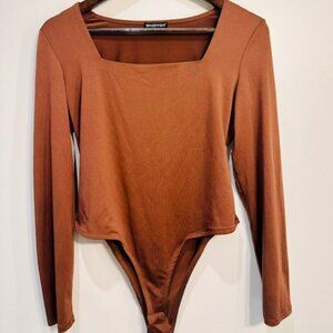 Wearever Bodysuit - Coffee - Women's L